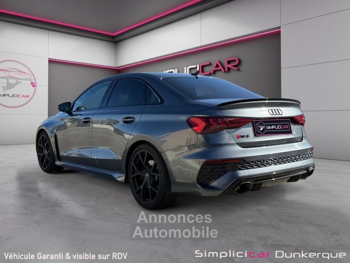 Audi RS3 BERLINE 25 TFSI 400 S tronic 7 Quattro Malus Payé BangOlufsen Toit Ouvrant Caméra 360 RS Design Sièges Électriques Chauffants - 3