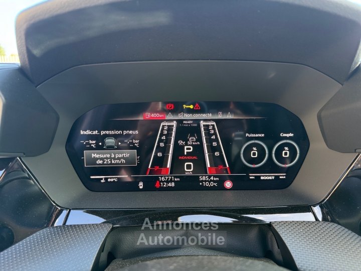 Audi RS3 BERLINE 25 TFSI 400 S tronic 7 Quattro Malus Payé BangOlufsen Toit Ouvrant Caméra 360 RS Design Sièges Électriques Chauffants - 14