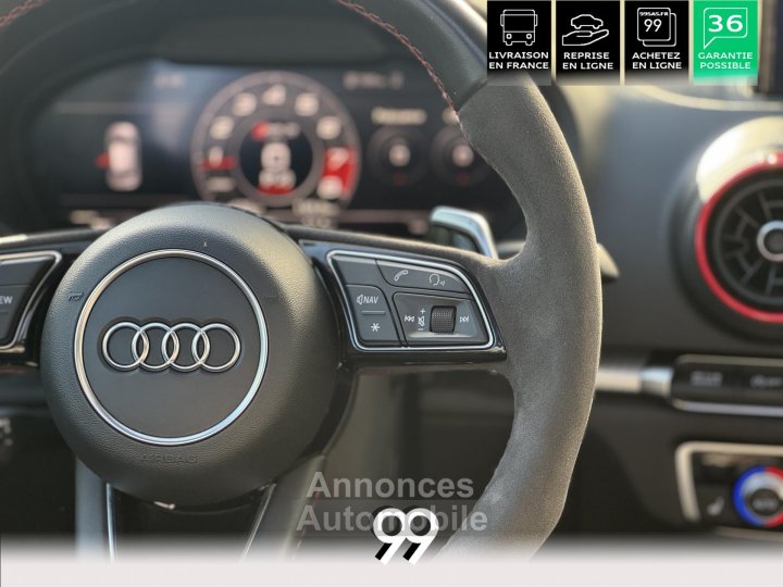 Audi RS3 SPORTBACK ABT500 DAZA PANO SIEGES S CARPLAY MATRIX KEYLESS LOA LIVRAISON REPRISE - 27