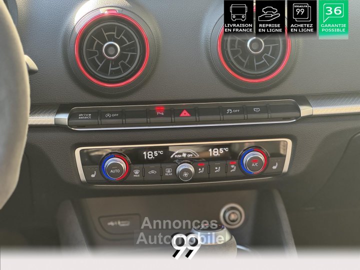 Audi RS3 SPORTBACK ABT500 DAZA PANO SIEGES S CARPLAY MATRIX KEYLESS LOA LIVRAISON REPRISE - 28