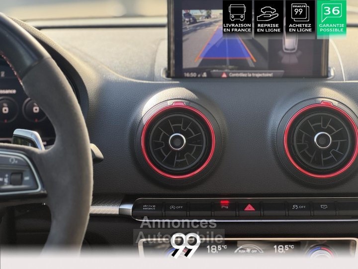 Audi RS3 SPORTBACK ABT500 DAZA PANO SIEGES S CARPLAY MATRIX KEYLESS LOA LIVRAISON REPRISE - 29