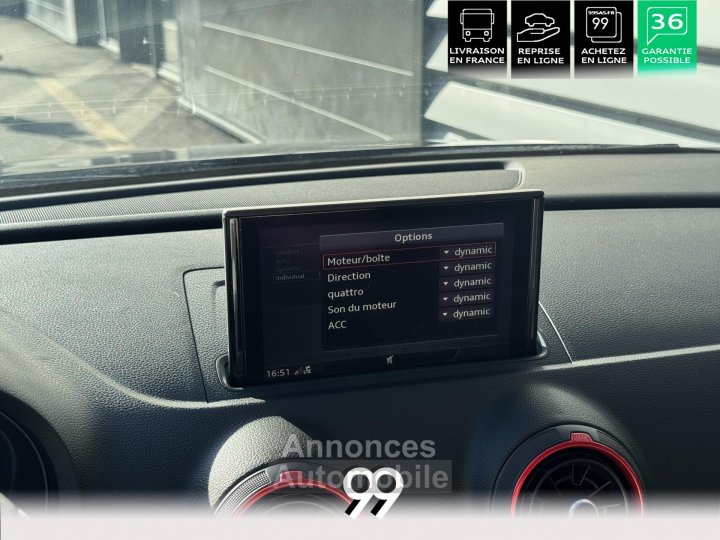 Audi RS3 SPORTBACK ABT500 DAZA PANO SIEGES S CARPLAY MATRIX KEYLESS LOA LIVRAISON REPRISE - 42