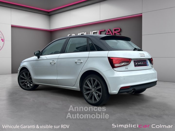 Audi A1 Sportback TFSI Ambition Luxe Bi-Color S-Tronic Palettes au volant Full Cuir Garantie 12 Mois - 3