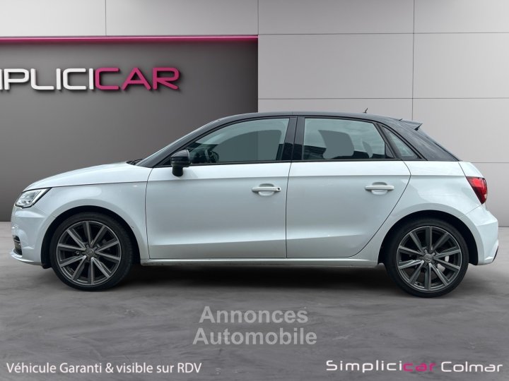 Audi A1 Sportback TFSI Ambition Luxe Bi-Color S-Tronic Palettes au volant Full Cuir Garantie 12 Mois - 4
