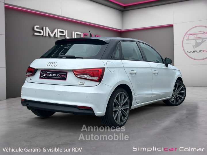 Audi A1 Sportback TFSI Ambition Luxe Bi-Color S-Tronic Palettes au volant Full Cuir Garantie 12 Mois - 8