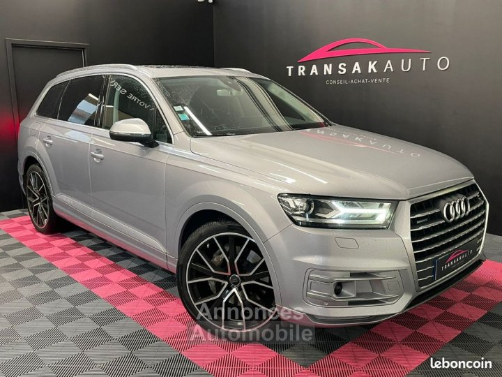 Audi Q7 30 V6 TDI Clean Diesel 272 Tiptronic 8 Quattro 7pl TOIT OUVRANT SIEGES CHAUFFANTS ENTRETIE - 1