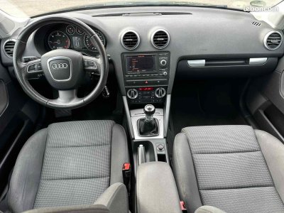 Audi A3 ambition luxe 20 tdi gps + siege chauffant   - 3