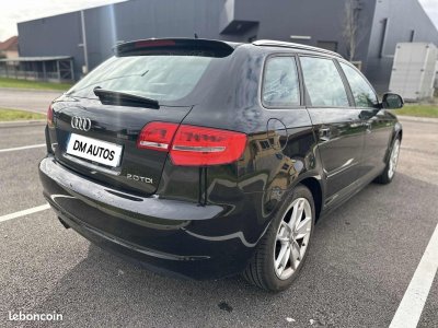 Audi A3 ambition luxe 20 tdi gps + siege chauffant   - 5