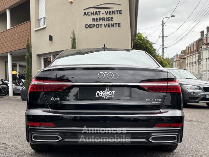 Audi A6 Quattro 30 V6 50 TDI - 286 - BVA Tiptronic  2018 BERLINE S line PHASE 1 - 7