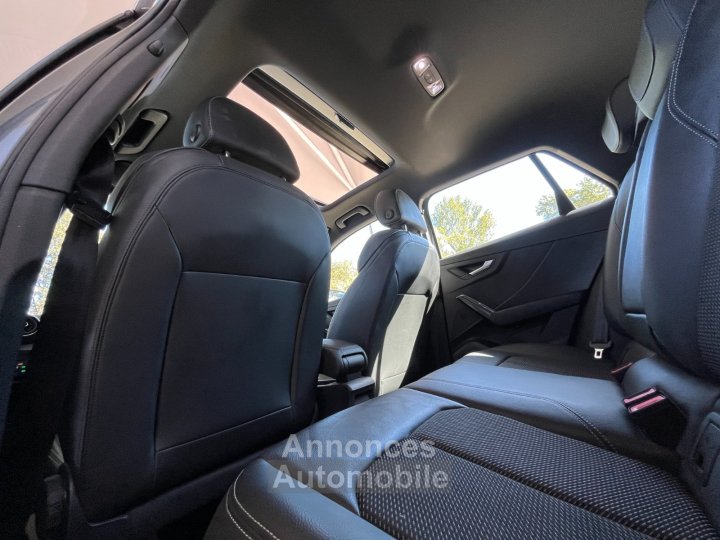 Audi Q2 30 TFSI 116 BVM6 S Line Plus / Toit Ouvrant / Origine France - 21