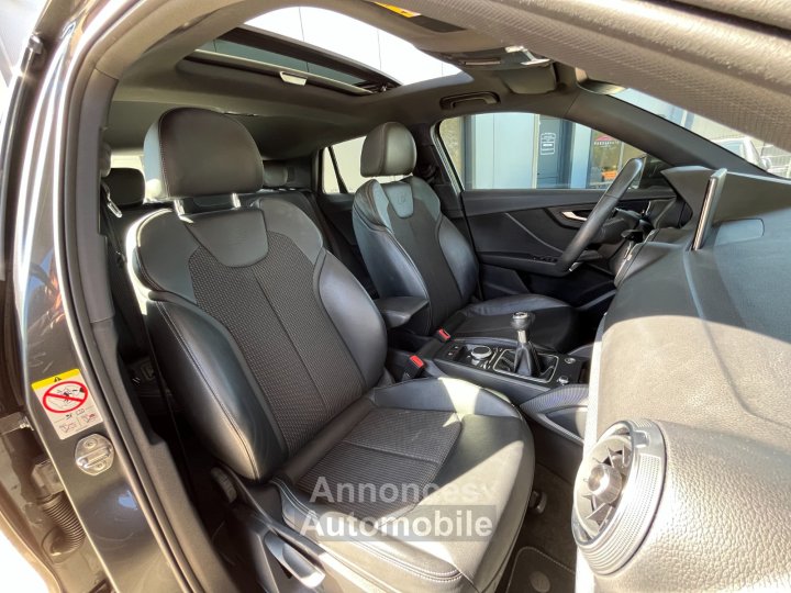 Audi Q2 30 TFSI 116 BVM6 S Line Plus / Toit Ouvrant / Origine France - 25