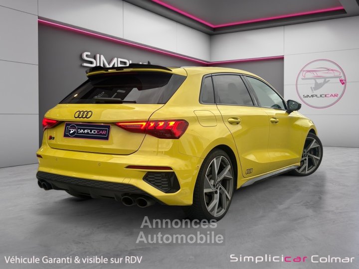 Audi S3 SPORTBACK TFSI 310cv S-tronic 7 Quattro Caméra de Recul Feu Led Jaune Python Yellow Garantie 12 Mois - 5