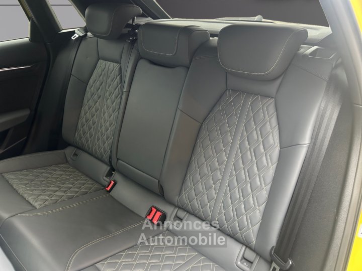 Audi S3 SPORTBACK TFSI 310cv S-tronic 7 Quattro Caméra de Recul Feu Led Jaune Python Yellow Garantie 12 Mois - 10