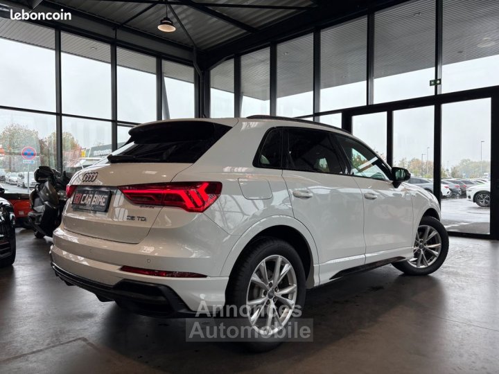 Audi Q3 150 CH S Line Garantie 6 ans Apple Carplay Attelage Hayon Electrique Pack Black Sièges Chauffants LED Volant Méplat Keyless 18P 449-mois - 2