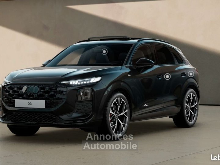 Audi Q3 Nouvelle 2026 20 tdi 150 ch s line tronic 7 garantie 5 ans noir mythe - 1