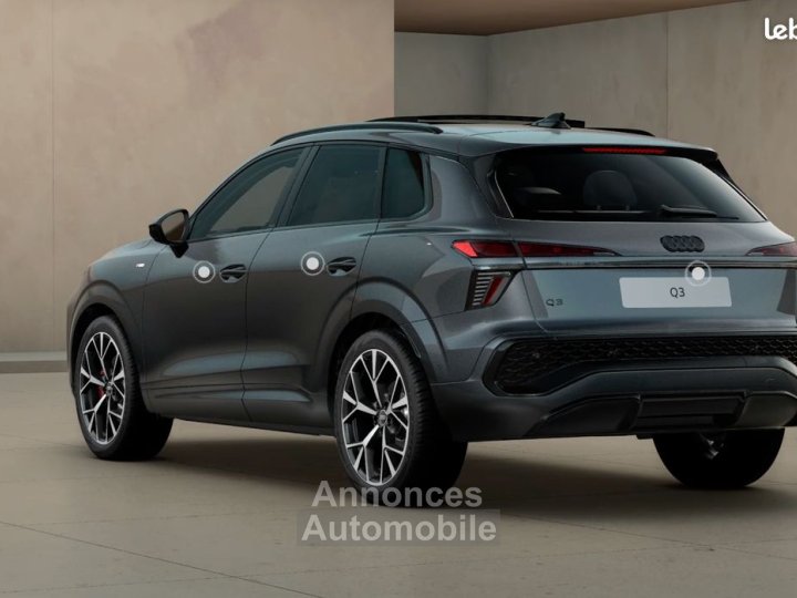 Audi Q3 2026 20 tdi 150 ch s line tronic 7 garantie 5 ans gris daytona - 3