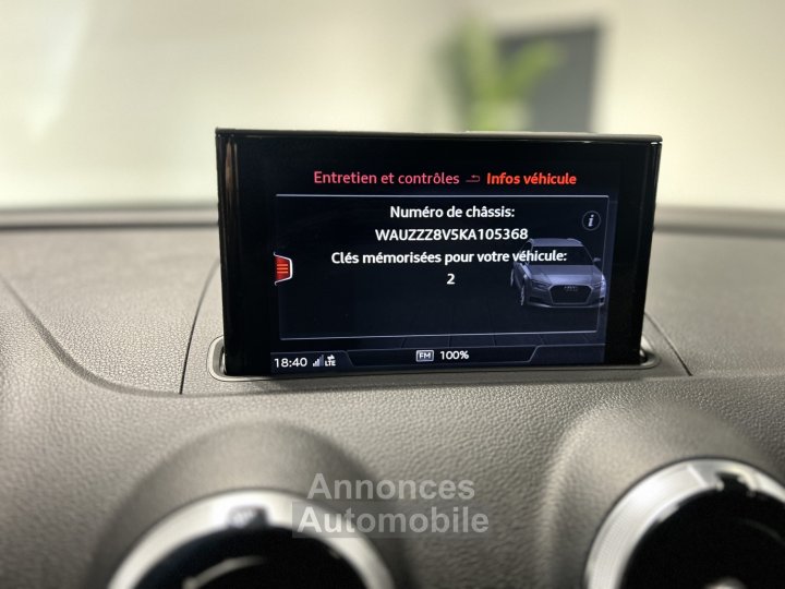 Audi S3 SPORTBACK TFSI 300ch - 53