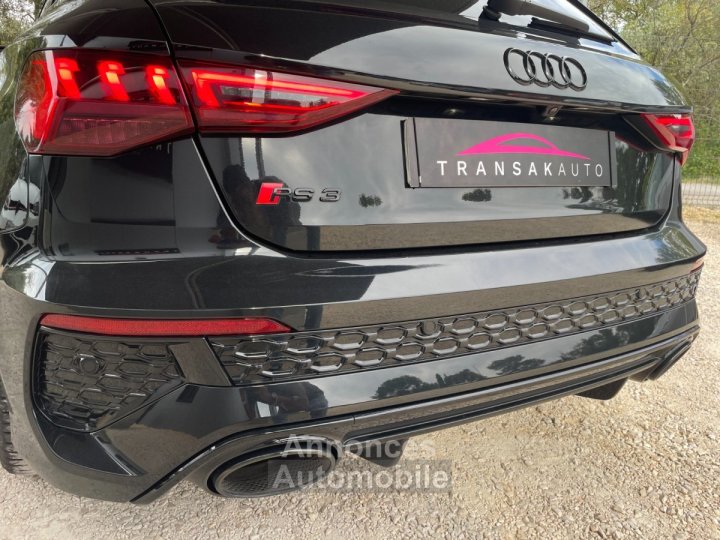 Audi RS3 SPORTBACK 8Y 25 TFSI 400 S tronic 7 Quattro / Toit Ouvrant / Bang Olufsen / Malus Payé - 10