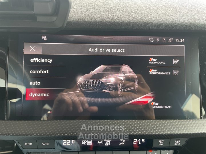 Audi RS3 SPORTBACK 8Y 25 TFSI 400 S tronic 7 Quattro / Toit Ouvrant / Bang Olufsen / Malus Payé - 38