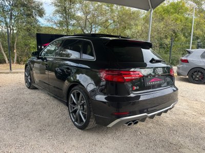 Audi S3 SPORTBACK 20 TFSI 310 S tronic 7 Quattro / Car Play / Toit Ouvrant / Origine France / Noir Panthère (Peinture Exclusive) / 5 Places - 5