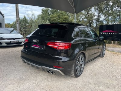 Audi S3 SPORTBACK 20 TFSI 310 S tronic 7 Quattro / Car Play / Toit Ouvrant / Origine France / Noir Panthère (Peinture Exclusive) / 5 Places - 7