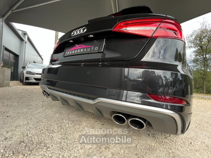 Audi S3 SPORTBACK 20 TFSI 310 S tronic 7 Quattro / Car Play / Toit Ouvrant / Origine France / Noir Panthère (Peinture Exclusive) / 5 Places - 12