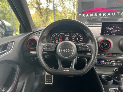 Audi S3 SPORTBACK 20 TFSI 310 S tronic 7 Quattro / Car Play / Toit Ouvrant / Origine France / Noir Panthère (Peinture Exclusive) / 5 Places - 24