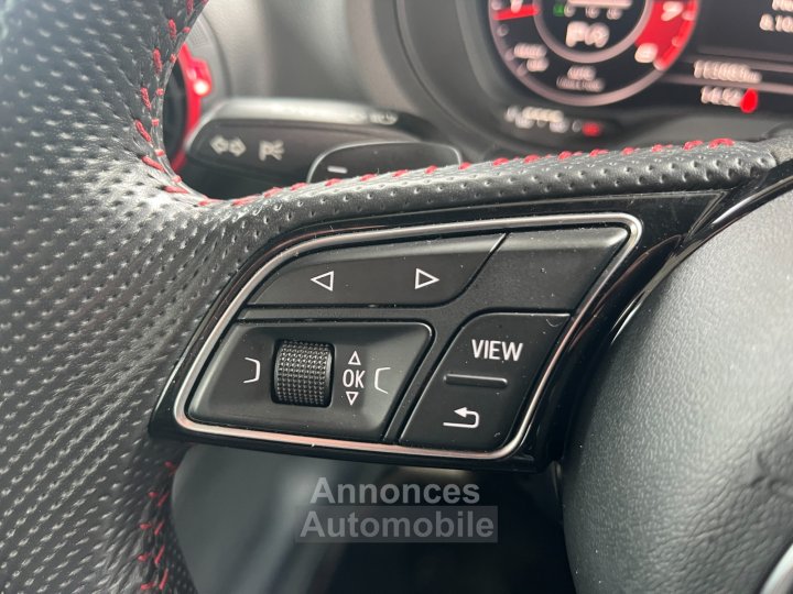 Audi S3 SPORTBACK 20 TFSI 310 S tronic 7 Quattro / Car Play / Toit Ouvrant / Origine France / Noir Panthère (Peinture Exclusive) / 5 Places - 25