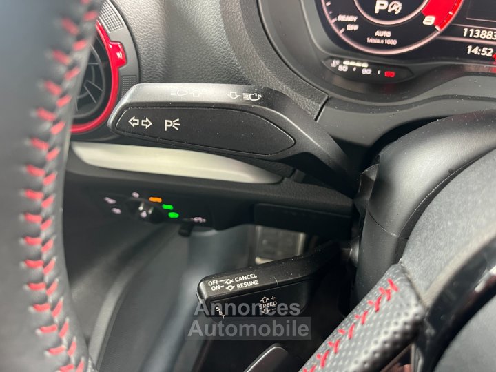 Audi S3 SPORTBACK 20 TFSI 310 S tronic 7 Quattro / Car Play / Toit Ouvrant / Origine France / Noir Panthère (Peinture Exclusive) / 5 Places - 26