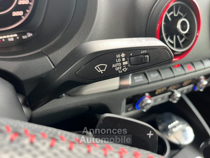 Audi S3 SPORTBACK 20 TFSI 310 S tronic 7 Quattro / Car Play / Toit Ouvrant / Origine France / Noir Panthère (Peinture Exclusive) / 5 Places - 28