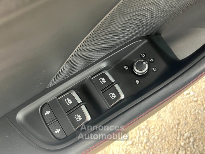 Audi S3 SPORTBACK 20 TFSI 310 S tronic 7 Quattro / Car Play / Toit Ouvrant / Origine France / Noir Panthère (Peinture Exclusive) / 5 Places - 29