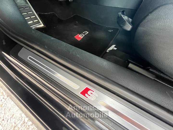 Audi S3 SPORTBACK 20 TFSI 310 S tronic 7 Quattro / Car Play / Toit Ouvrant / Origine France / Noir Panthère (Peinture Exclusive) / 5 Places - 31
