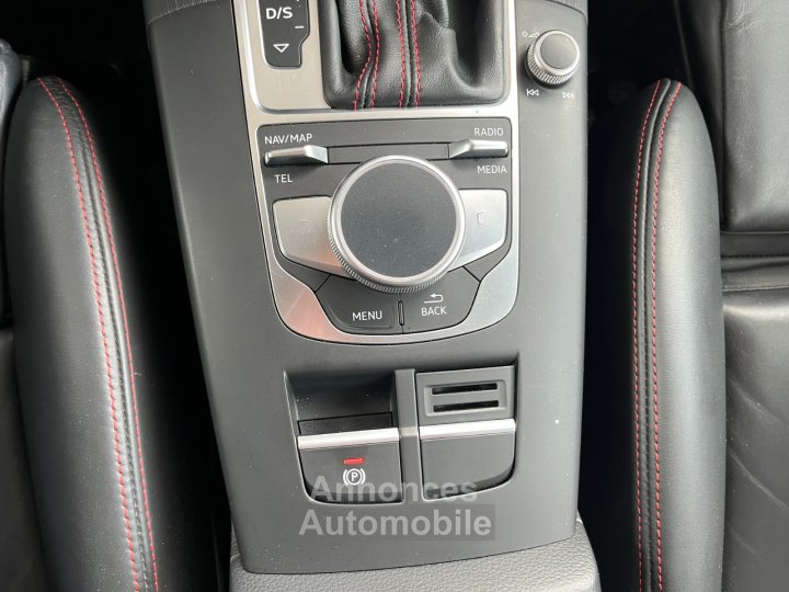 Audi S3 SPORTBACK 20 TFSI 310 S tronic 7 Quattro / Car Play / Toit Ouvrant / Origine France / Noir Panthère (Peinture Exclusive) / 5 Places - 35