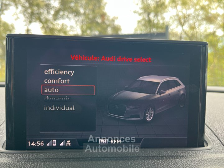 Audi S3 SPORTBACK 20 TFSI 310 S tronic 7 Quattro / Car Play / Toit Ouvrant / Origine France / Noir Panthère (Peinture Exclusive) / 5 Places - 42