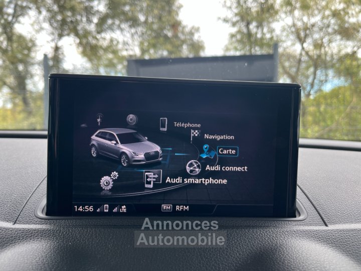 Audi S3 SPORTBACK 20 TFSI 310 S tronic 7 Quattro / Car Play / Toit Ouvrant / Origine France / Noir Panthère (Peinture Exclusive) / 5 Places - 45