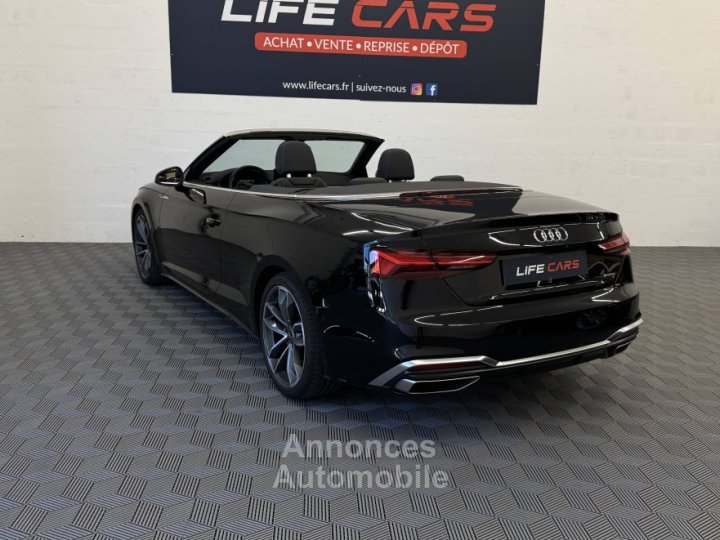 Audi A5 Cabriolet 40 TFSI 204ch S line quattro 2022 S tronic 7 - 8