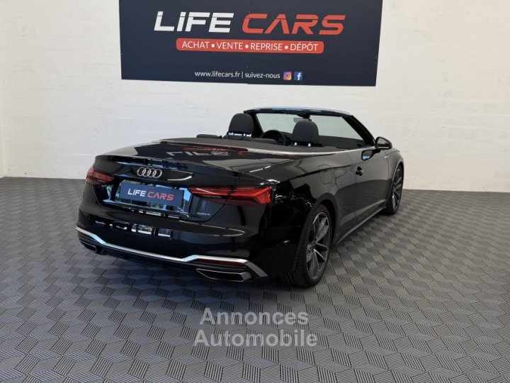 Audi A5 Cabriolet 40 TFSI 204ch S line quattro 2022 S tronic 7 - 10