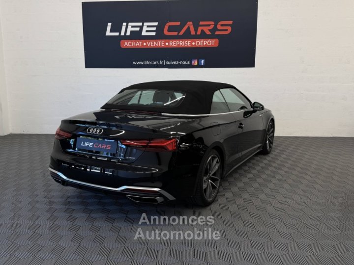 Audi A5 Cabriolet 40 TFSI 204ch S line quattro 2022 S tronic 7 - 11