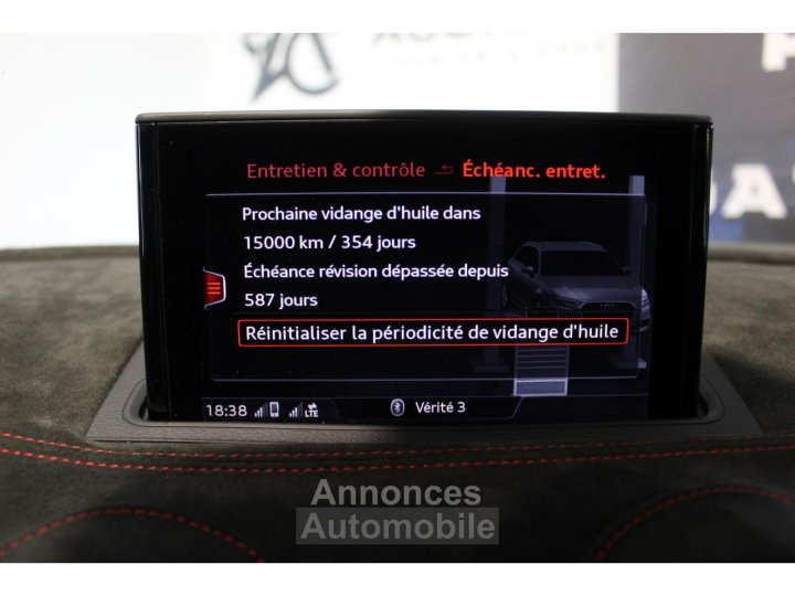 Audi RS3 SportBack Quattro 25 TFSI - 400 - BV S-tronic 8V SPORTBACK  PHASE 2 - 13