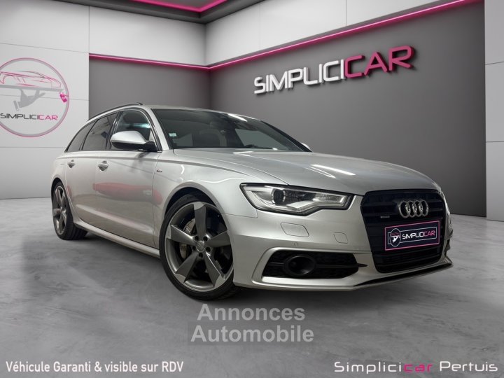 Audi A6 Avant V6 30 BiTDI DPF 313 Quattro S Line Tiptronic 8 A gps, sièges chauffants, clim multizone Garantie 12 mois - 1