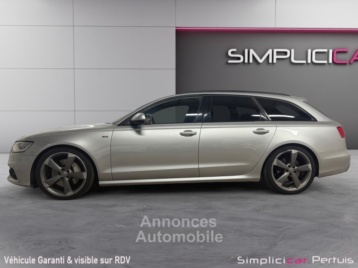 Audi A6 Avant V6 30 BiTDI DPF 313 Quattro S Line Tiptronic 8 A gps, sièges chauffants, clim multizone Garantie 12 mois - 12