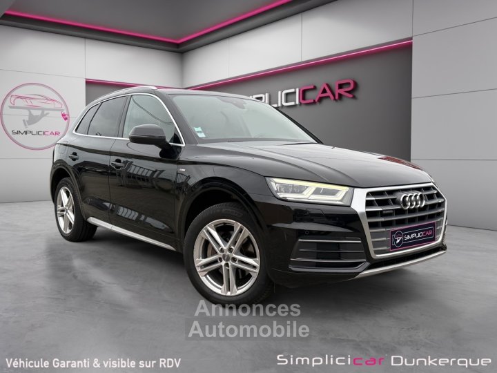 Audi Q5 20 TDI 190 S tronic 7 Quattro S line Garantie 12 Mois CarPlay Hayon Électrique Virtual Cockpit - 1