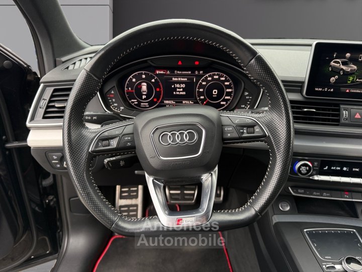 Audi Q5 20 TDI 190 S tronic 7 Quattro S line Garantie 12 Mois CarPlay Hayon Électrique Virtual Cockpit - 12