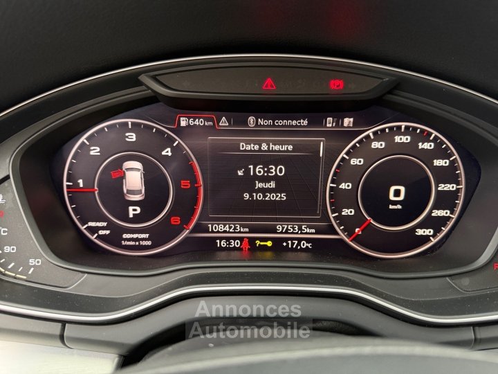 Audi Q5 20 TDI 190 S tronic 7 Quattro S line Garantie 12 Mois CarPlay Hayon Électrique Virtual Cockpit - 13
