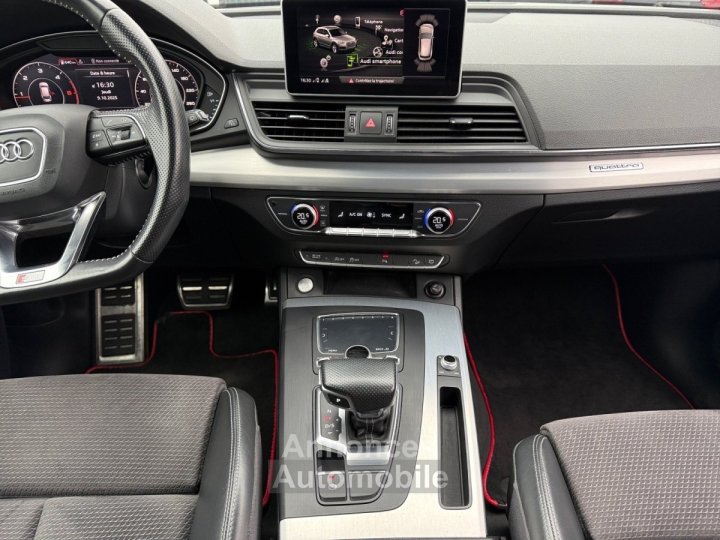 Audi Q5 20 TDI 190 S tronic 7 Quattro S line Garantie 12 Mois CarPlay Hayon Électrique Virtual Cockpit - 14