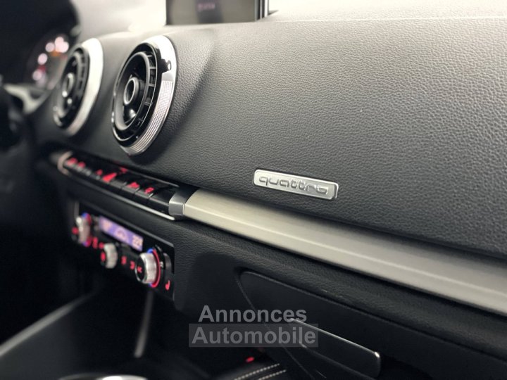 Audi S3 III 20 TFSI 300ch quattro S tronic 6 - 18