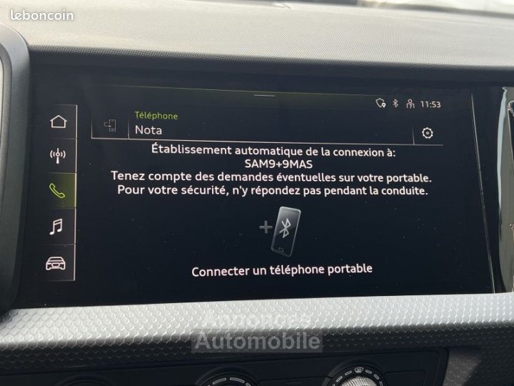 Audi A1 Sportback 25 TFSI 95 CH 1ERE MAIN VIRTUAL CARPLAY - - 12