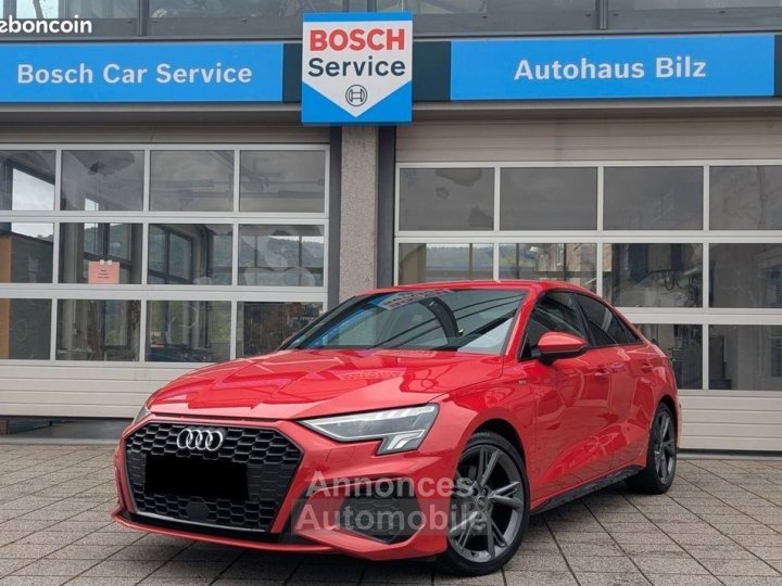 Audi A3 Limousine 35TFSI S Line 150ch GPS-LED-VIRTUAL COCKPIT-CAMERA-BANG & OLUFSEN-ROUGE TANGO-SEMI CUIR - 1