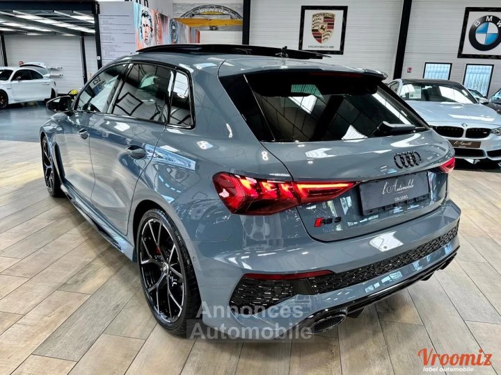 Audi RS3 Sportback Quattro 25 TFSI 400 cv FULL /GRIS KEMORA/immat FR - 6