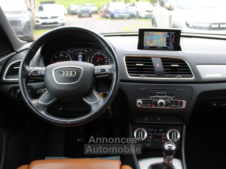 Audi Q3 EXCLUSIVE 2L TDI 140 CV QUATTRO GPS 3D JA 18 USB XÉNON+ LED RADAR RÉGULATEUR - 11